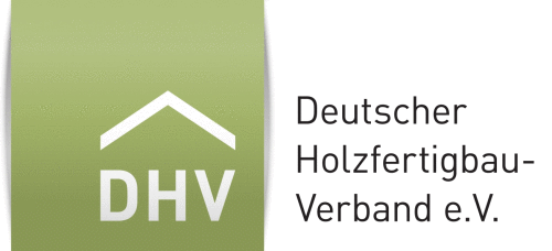 Logo der Firma DHV - Deutscher Holzfertigbau-Verband e.V.